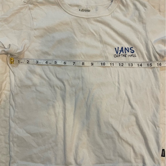 VANS x Breana Geering "Breana Skate" Baby Tee Women’s T-Shirt Small Skeleton - Picture 6 of 7